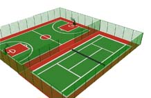 亞強(qiáng)體育施工案例:球場(chǎng)圍網(wǎng)YQ-0026,